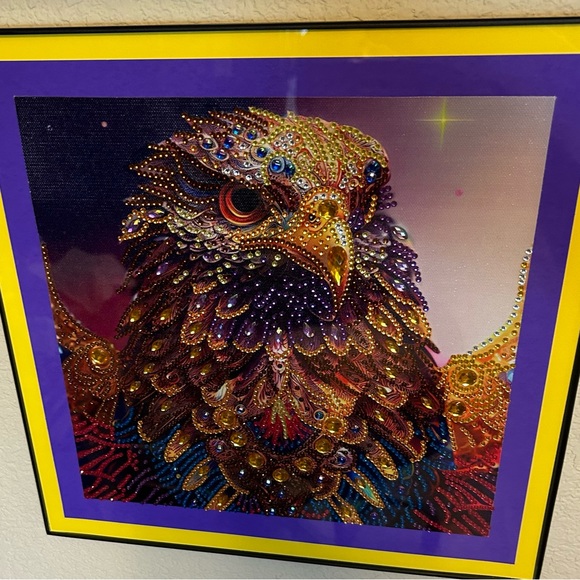 Finished Crystal Rhinestone Eagle Diamond Painting - Picture 3 of 4